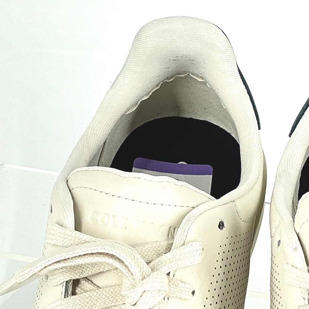 Cole Haan Grand Crosscourt Mens Size 9 Birch Perforated Leather Low Top Sneakers - Picture 15 of 16